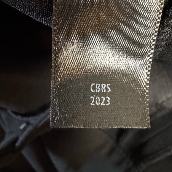 St. John Women's Size 6 Diana Straight Leg Crepe Marocain Black Pants Career - Picture 9 of 12